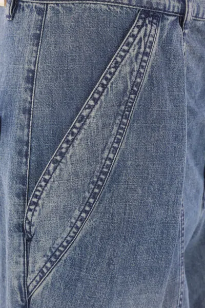Isabel Marant Étoile Cargo Trousers Featuring Multiple Pockets In Blue