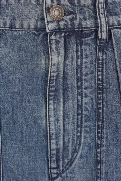 Isabel Marant Étoile Cargo Trousers Featuring Multiple Pockets In Blue