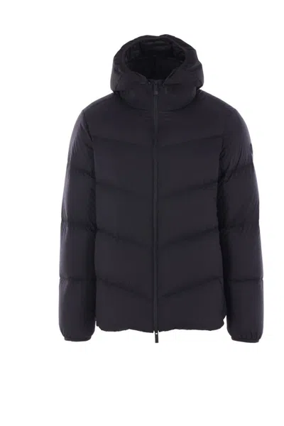 Moncler 'masac Down Jacket With Det In Black