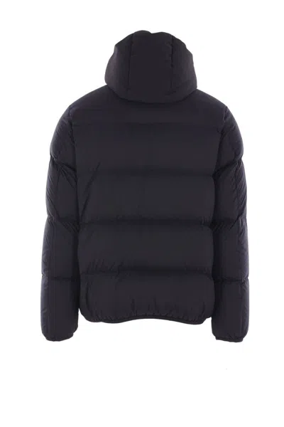Moncler 'masac Down Jacket With Det In Black