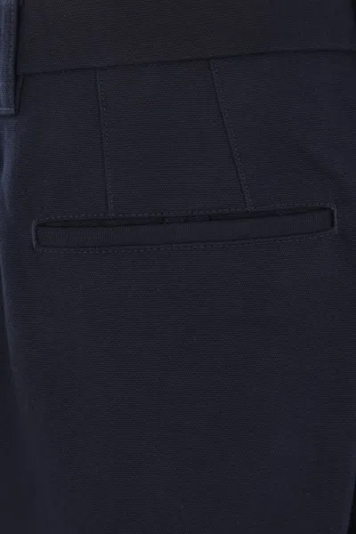 Thom Browne Multi-pocket Cotton Trousers In Black