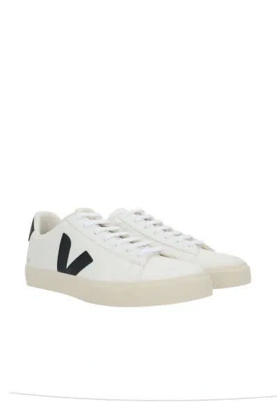 Veja Low Top Sneakers With Contrast Heel Tab In Animal Print
