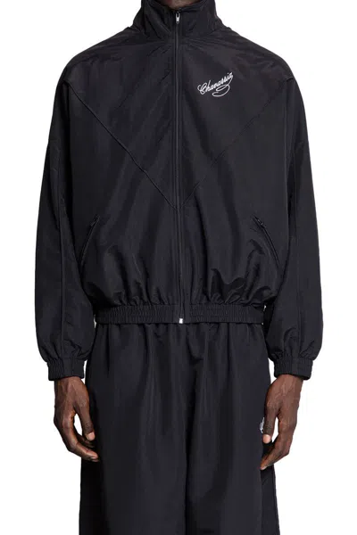 Willy Chavarria Ruff Rider Track Jacket In Black
