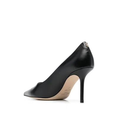 Jimmy Choo Black Leather Pumps