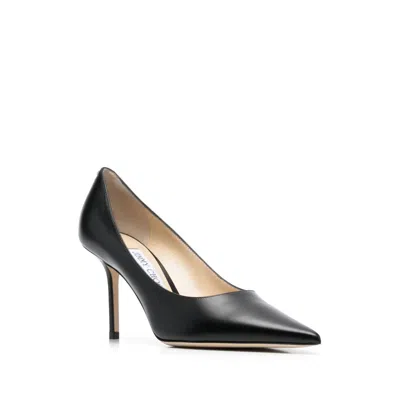 Jimmy Choo Black Leather Pumps