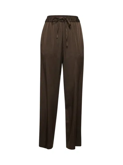 Isabel Marant Women Mud Viscose Blend Kendra Pant In Brown