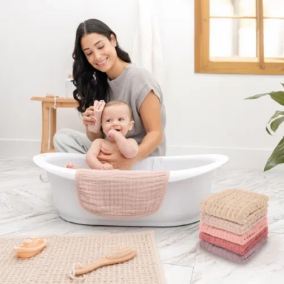 Comfy Cubs Muslin Washcloths In Multi