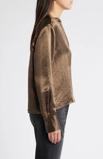 Hugo Boss Boss Beshiny Crinkle Satin Top