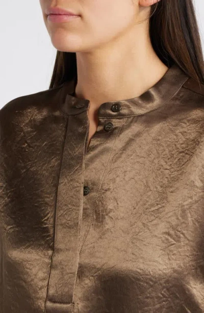 Hugo Boss Boss Beshiny Crinkle Satin Top