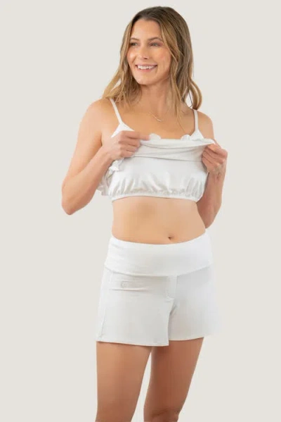 Jjwinks Frill Seeker Built-in Shelf Ruffle Lounge & Sleep Top