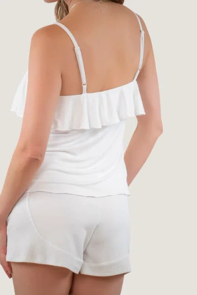 Jjwinks Frill Seeker Built-in Shelf Ruffle Lounge & Sleep Top
