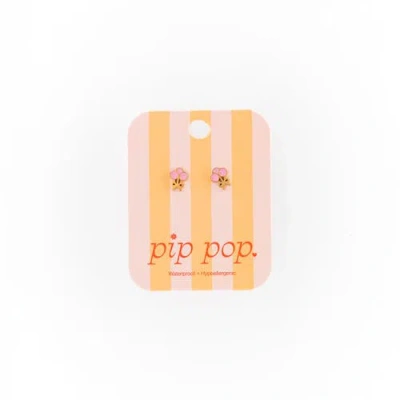 Pip Pop Balloon Stud Earring In Gold