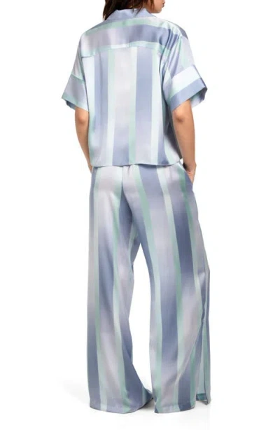 Midnight Bakery Stripe Satin Pajamas