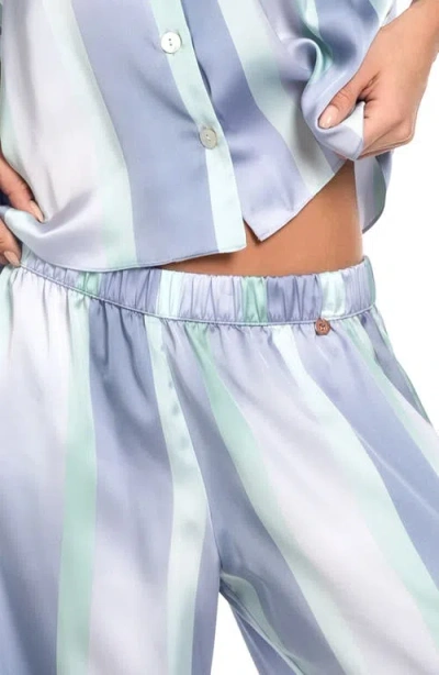Midnight Bakery Stripe Satin Pajamas
