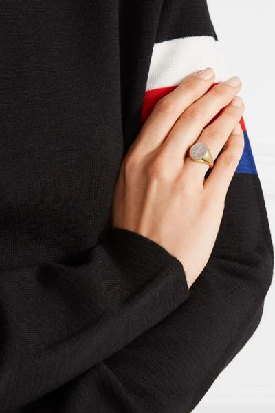 Shop Jw Anderson Gold-plated And Silver-tone Ring