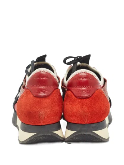 Pre-owned Balenciaga Race Runner Sneakers In Red