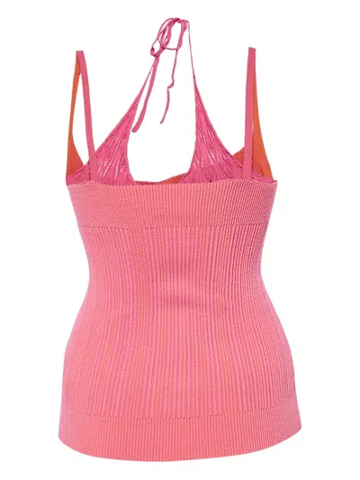 Pre-owned Jacquemus La Maille Valensole Tank Top In Pink