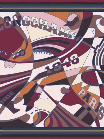 Longchamp Silk Scarf In Multi