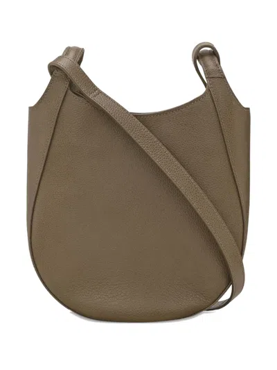 Longchamp Small Le Foulonné Grained Leather Cross Body Bag
