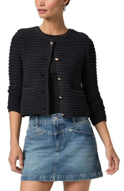 Paige Ryder Angled Pocket Denim Miniskirt In Blue