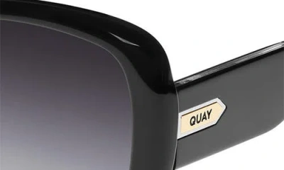 Quay Full Glam 56mm Gradient Square Sunglasses