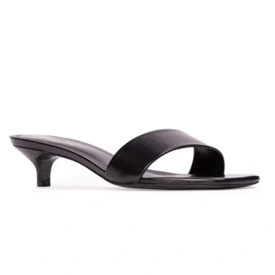 Black Suede Studio Avery 35 Sandal