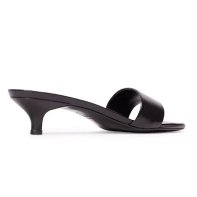 Black Suede Studio Avery 35 Sandal