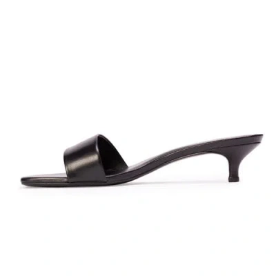 Black Suede Studio Avery 35 Sandal