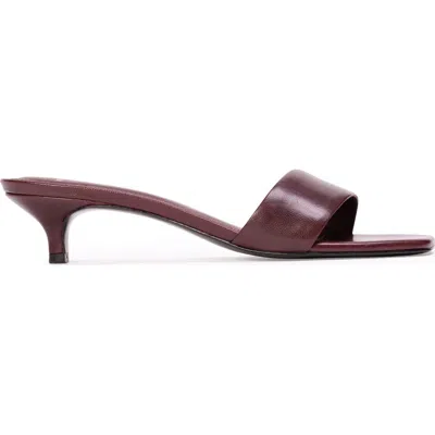 Black Suede Studio Avery 35 Sandal