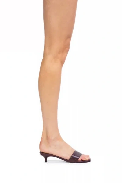Black Suede Studio Avery 35 Sandal