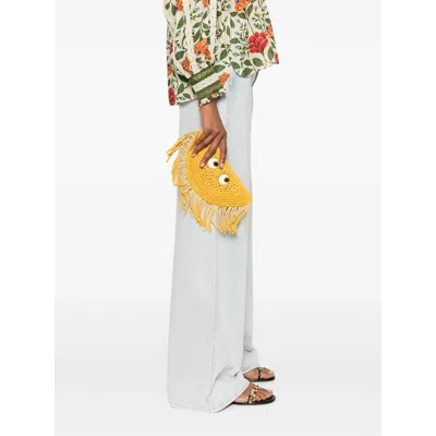 Anya Hindmarch Half Moon Clutch Bag