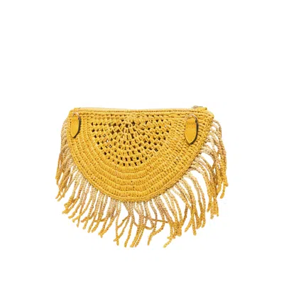 Anya Hindmarch Half Moon Clutch Bag