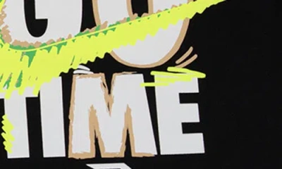 3 Brand Littles Go Time Graphic T-shirt & Shorts Set In Black