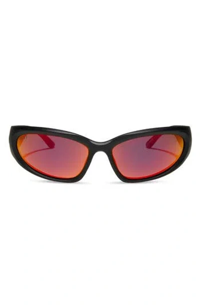 Diff Side Out 49mm Rectangular Sunglasses