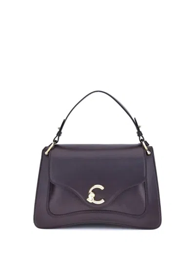 Coccinelle Medium C-me Handbag In Purple