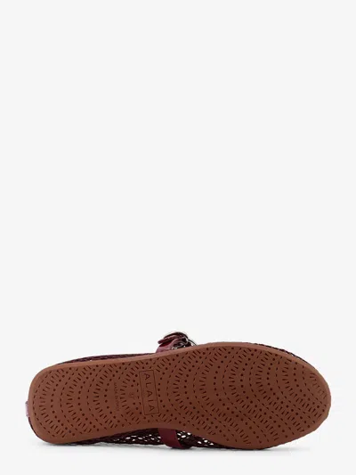 Alaïa Alaia Women Ballet Flats Mesh And Leather Ballerinas