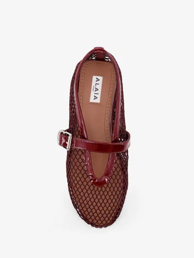 Alaïa Alaia Women Ballet Flats Mesh And Leather Ballerinas