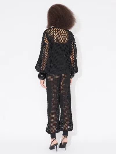 Alaïa Women Body Bustier In Maglia Seconda Pelle In Black