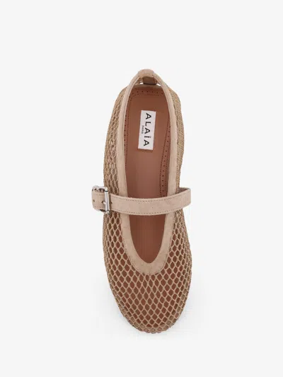 Alaïa Alaia Women Mesh Flat Ballerinas
