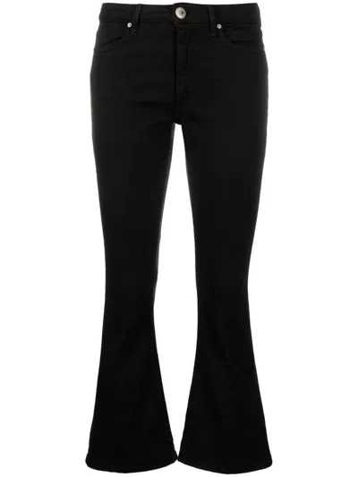 Dondup Black Flared Cotton Jeans