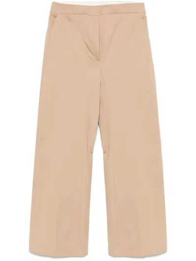 Semicouture Amandine Trousers In Neutral