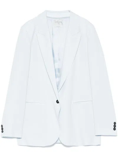 Forte Forte Forte_forte Light Blue Double-breasted Blazer With Pockets