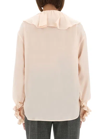 Alexander Mcqueen Shirt Mcqueen Woman Color Pink In Nude