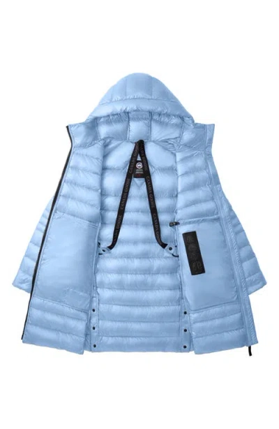 Canada Goose Cypress Packable Hooded 750-fill-power Down Puffer Coat In Blue