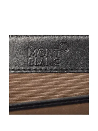 Pre-owned Montblanc Leather Wallet In Black