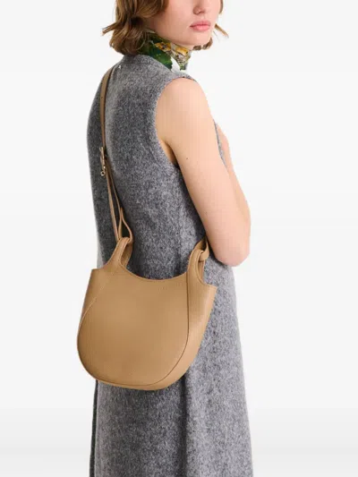 Longchamp Small Le Foulonné Leather Cross Body Bag