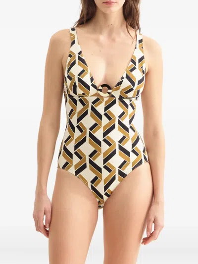 Eres Party One-piece Swimsuit In Pattern