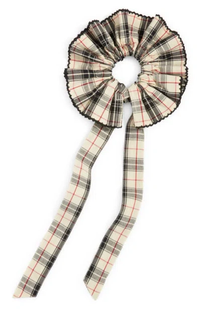 Damson Madder Garter Bun Wrap Scrunchie