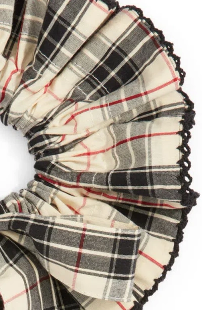 Damson Madder Garter Bun Wrap Scrunchie
