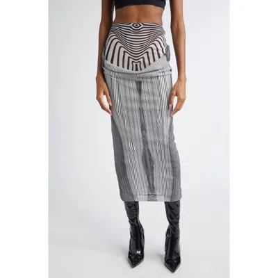 Jean Paul Gaultier The Draped Body Morphing Maxi Skirt